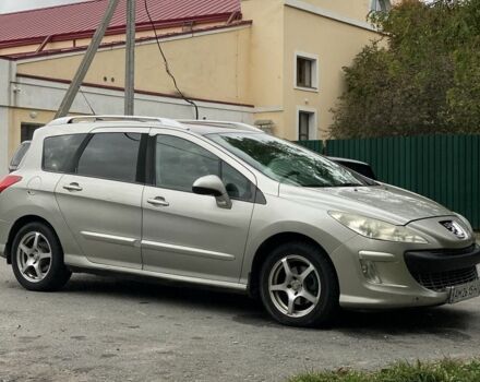 Серый Пежо 308, объемом двигателя 1.6 л и пробегом 250 тыс. км за 6200 $, фото 1 на Automoto.ua