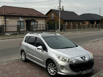 Серый Пежо 308, объемом двигателя 1.6 л и пробегом 230 тыс. км за 4700 $, фото 1 на Automoto.ua