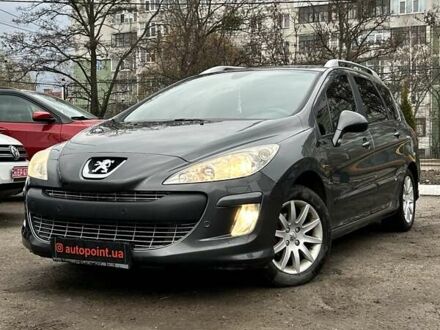 Серый Пежо 308, объемом двигателя 1.6 л и пробегом 250 тыс. км за 5500 $, фото 1 на Automoto.ua