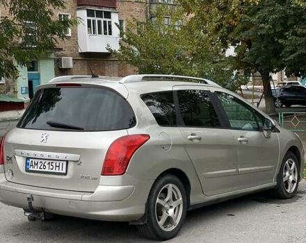 Серый Пежо 308, объемом двигателя 1.6 л и пробегом 250 тыс. км за 6200 $, фото 1 на Automoto.ua