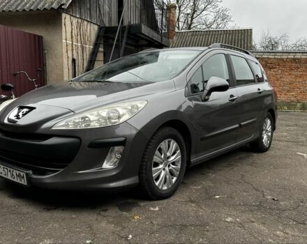 Серый Пежо 308, объемом двигателя 1.6 л и пробегом 206 тыс. км за 4900 $, фото 1 на Automoto.ua