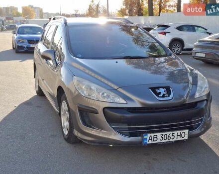 Серый Пежо 308, объемом двигателя 1.6 л и пробегом 217 тыс. км за 4200 $, фото 1 на Automoto.ua