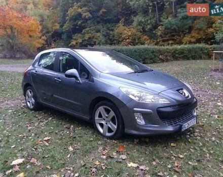 Серый Пежо 308, объемом двигателя 1.56 л и пробегом 270 тыс. км за 6200 $, фото 1 на Automoto.ua