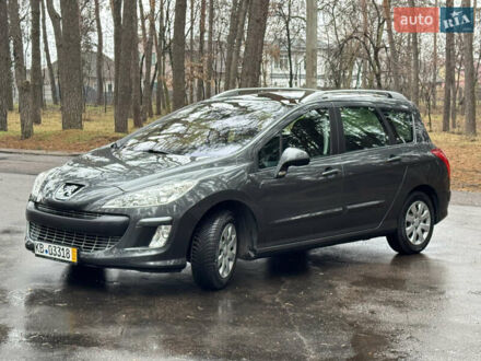 Сірий Пежо 308, об'ємом двигуна 1.6 л та пробігом 265 тис. км за 5999 $, фото 1 на Automoto.ua