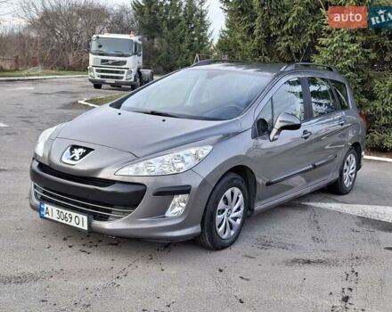 Серый Пежо 308, объемом двигателя 1.6 л и пробегом 281 тыс. км за 4350 $, фото 1 на Automoto.ua