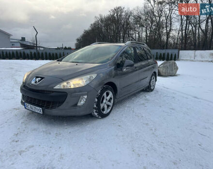 Сірий Пежо 308, об'ємом двигуна 1.6 л та пробігом 205 тис. км за 4350 $, фото 1 на Automoto.ua