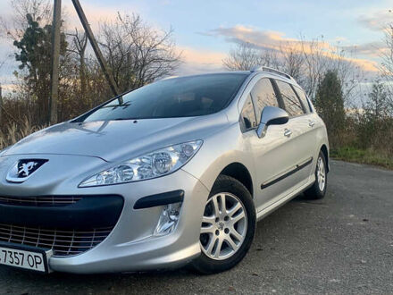 Серый Пежо 308, объемом двигателя 1.56 л и пробегом 290 тыс. км за 5600 $, фото 1 на Automoto.ua