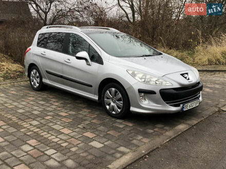 Сірий Пежо 308, об'ємом двигуна 1.6 л та пробігом 202 тис. км за 4600 $, фото 1 на Automoto.ua