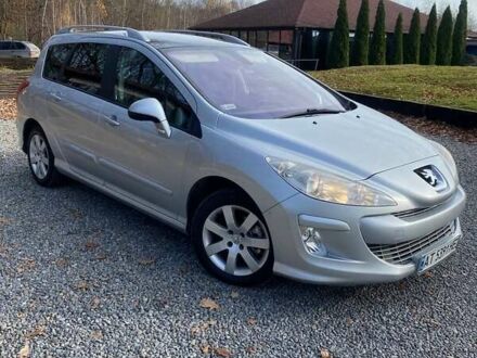 Серый Пежо 308, объемом двигателя 1.56 л и пробегом 255 тыс. км за 5400 $, фото 1 на Automoto.ua