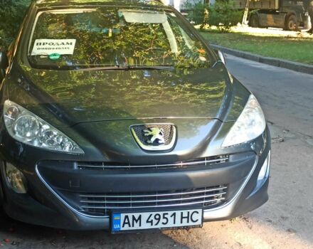 Серый Пежо 308, объемом двигателя 1.6 л и пробегом 340 тыс. км за 5700 $, фото 1 на Automoto.ua