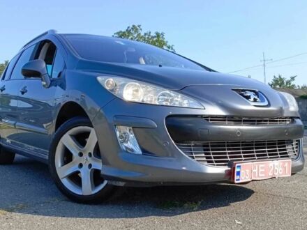 Сірий Пежо 308, об'ємом двигуна 1.6 л та пробігом 192 тис. км за 6650 $, фото 1 на Automoto.ua