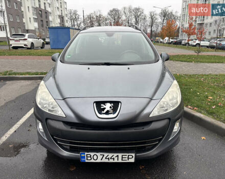 Серый Пежо 308, объемом двигателя 1.56 л и пробегом 234 тыс. км за 6200 $, фото 1 на Automoto.ua