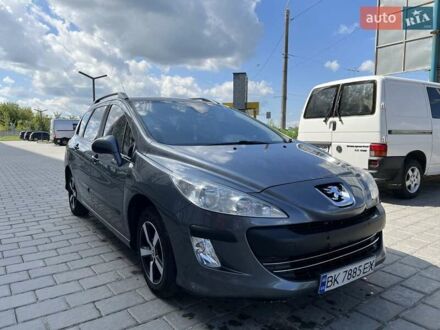 Серый Пежо 308, объемом двигателя 1.56 л и пробегом 321 тыс. км за 6300 $, фото 1 на Automoto.ua