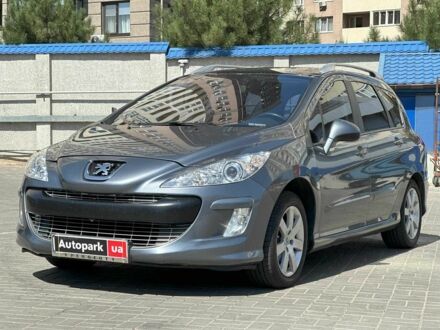 Серый Пежо 308, объемом двигателя 1.6 л и пробегом 201 тыс. км за 5990 $, фото 1 на Automoto.ua