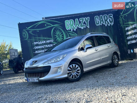 Сірий Пежо 308, об'ємом двигуна 1.6 л та пробігом 223 тис. км за 5500 $, фото 1 на Automoto.ua