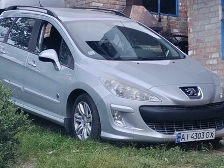 Сірий Пежо 308, об'ємом двигуна 1.6 л та пробігом 275 тис. км за 5100 $, фото 1 на Automoto.ua