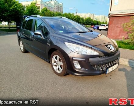 Сірий Пежо 308, об'ємом двигуна 1.6 л та пробігом 255 тис. км за 5700 $, фото 1 на Automoto.ua