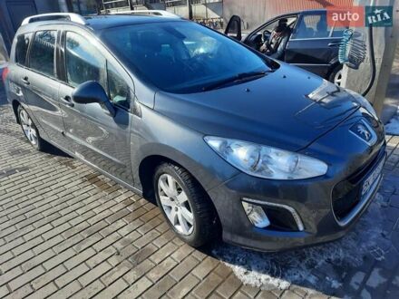Сірий Пежо 308, об'ємом двигуна 1.6 л та пробігом 175 тис. км за 6555 $, фото 1 на Automoto.ua