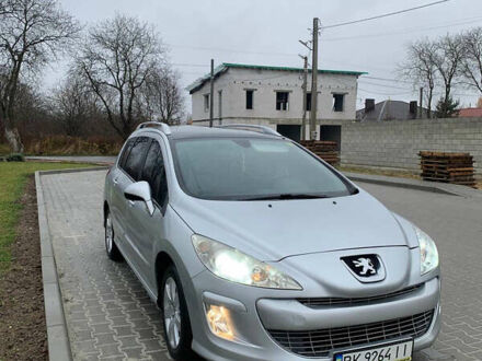 Сірий Пежо 308, об'ємом двигуна 1.56 л та пробігом 190 тис. км за 6800 $, фото 1 на Automoto.ua