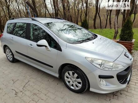 Сірий Пежо 308, об'ємом двигуна 1.62 л та пробігом 223 тис. км за 6300 $, фото 1 на Automoto.ua