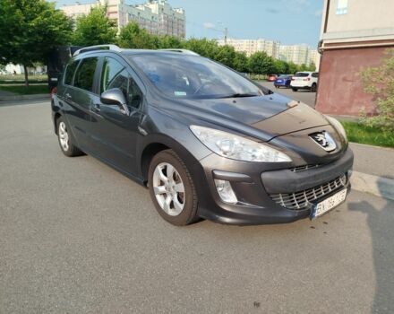 Серый Пежо 308, объемом двигателя 1.6 л и пробегом 244 тыс. км за 6200 $, фото 1 на Automoto.ua