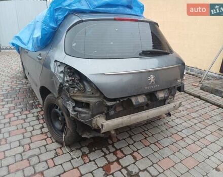 Сірий Пежо 308, об'ємом двигуна 1.6 л та пробігом 395 тис. км за 3500 $, фото 1 на Automoto.ua