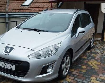 Серый Пежо 308, объемом двигателя 1.56 л и пробегом 326 тыс. км за 5800 $, фото 1 на Automoto.ua