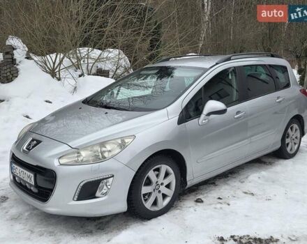 Серый Пежо 308, объемом двигателя 1.56 л и пробегом 317 тыс. км за 6200 $, фото 1 на Automoto.ua