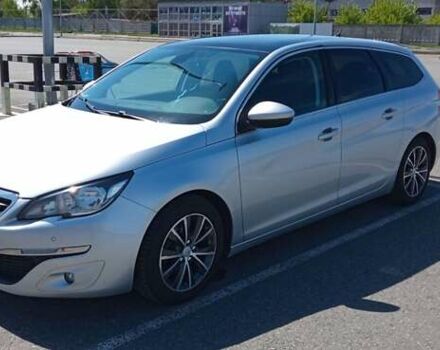 Сірий Пежо 308, об'ємом двигуна 1.56 л та пробігом 274 тис. км за 8300 $, фото 1 на Automoto.ua