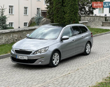 Сірий Пежо 308, об'ємом двигуна 1.56 л та пробігом 217 тис. км за 9199 $, фото 1 на Automoto.ua