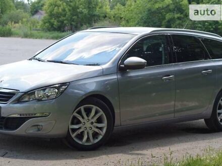 Сірий Пежо 308, об'ємом двигуна 1.56 л та пробігом 354 тис. км за 8800 $, фото 1 на Automoto.ua