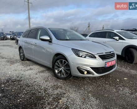 Серый Пежо 308, объемом двигателя 2 л и пробегом 182 тыс. км за 12999 $, фото 1 на Automoto.ua