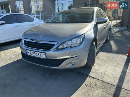Сірий Пежо 308, об'ємом двигуна 1.56 л та пробігом 250 тис. км за 9400 $, фото 1 на Automoto.ua