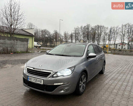Сірий Пежо 308, об'ємом двигуна 1.56 л та пробігом 200 тис. км за 8700 $, фото 1 на Automoto.ua
