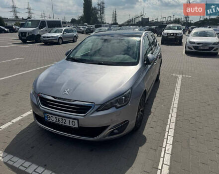 Серый Пежо 308, объемом двигателя 1.56 л и пробегом 106 тыс. км за 9200 $, фото 1 на Automoto.ua