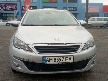 Сірий Пежо 308, об'ємом двигуна 1.56 л та пробігом 275 тис. км за 7500 $, фото 1 на Automoto.ua