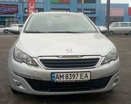 Сірий Пежо 308, об'ємом двигуна 1.56 л та пробігом 275 тис. км за 7500 $, фото 1 на Automoto.ua