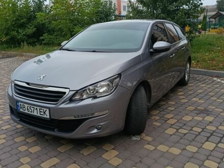 Серый Пежо 308, объемом двигателя 1.6 л и пробегом 245 тыс. км за 8800 $, фото 1 на Automoto.ua