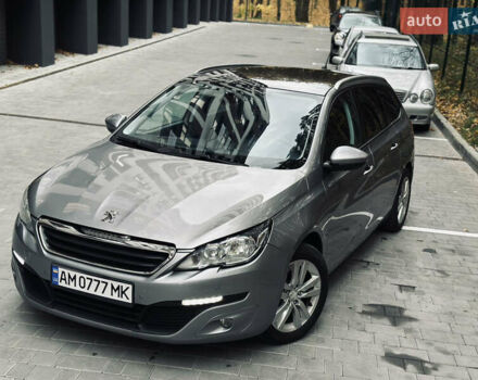 Серый Пежо 308, объемом двигателя 1.56 л и пробегом 176 тыс. км за 8700 $, фото 1 на Automoto.ua