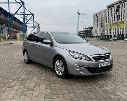 Серый Пежо 308, объемом двигателя 1.56 л и пробегом 253 тыс. км за 8700 $, фото 1 на Automoto.ua