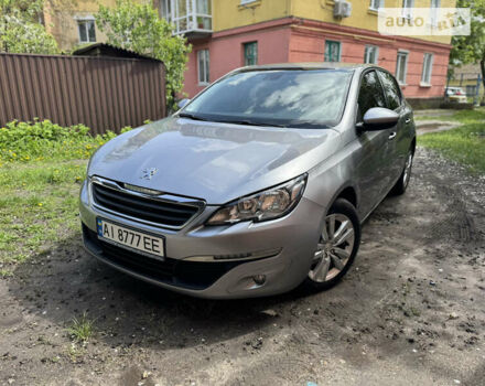 Сірий Пежо 308, об'ємом двигуна 1.6 л та пробігом 129 тис. км за 11900 $, фото 1 на Automoto.ua