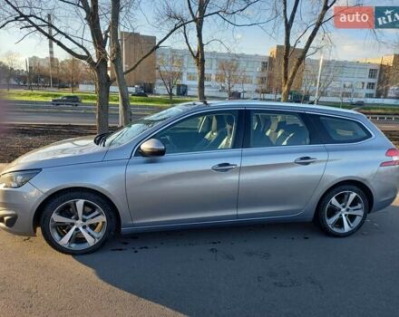 Серый Пежо 308, объемом двигателя 1.6 л и пробегом 161 тыс. км за 10900 $, фото 1 на Automoto.ua