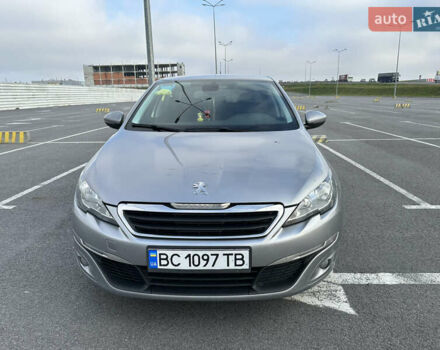 Серый Пежо 308, объемом двигателя 1.56 л и пробегом 228 тыс. км за 9200 $, фото 1 на Automoto.ua