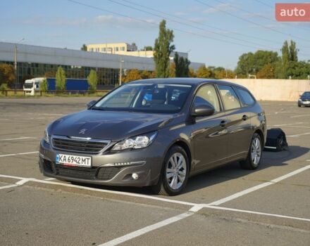 Серый Пежо 308, объемом двигателя 1.6 л и пробегом 220 тыс. км за 11000 $, фото 1 на Automoto.ua