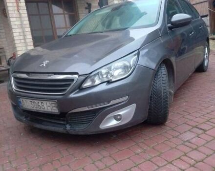 Серый Пежо 308, объемом двигателя 1.56 л и пробегом 160 тыс. км за 8000 $, фото 1 на Automoto.ua