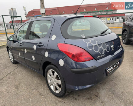 Синий Пежо 308, объемом двигателя 1.6 л и пробегом 300 тыс. км за 4490 $, фото 6 на Automoto.ua