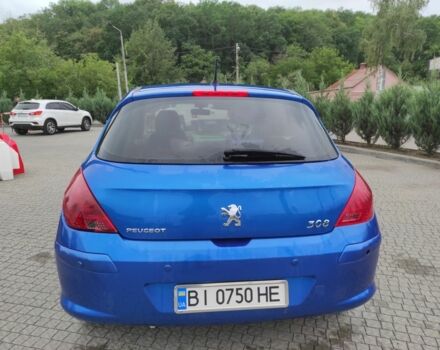 Синий Пежо 308, объемом двигателя 1.6 л и пробегом 206 тыс. км за 4900 $, фото 5 на Automoto.ua