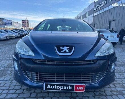 Синий Пежо 308, объемом двигателя 1.6 л и пробегом 227 тыс. км за 6290 $, фото 1 на Automoto.ua