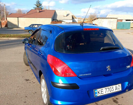Синий Пежо 308, объемом двигателя 1.6 л и пробегом 220 тыс. км за 5300 $, фото 13 на Automoto.ua