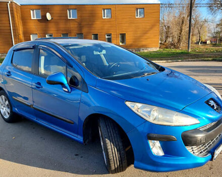 Синий Пежо 308, объемом двигателя 1.6 л и пробегом 220 тыс. км за 5300 $, фото 2 на Automoto.ua